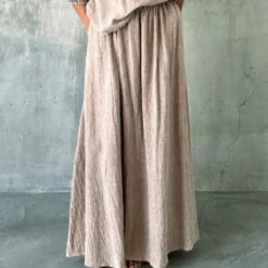 Femme MYSAYANG Jupes-- Jupe Bunga - Nude