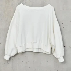 Femme MYSAYANG Sweats-- Sweat Seseh - Blanc