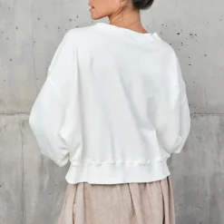 Femme MYSAYANG Sweats-- Sweat Seseh - Blanc