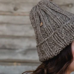 Femme MYSSY Bonnets-- Bonnet en Laine - Marron