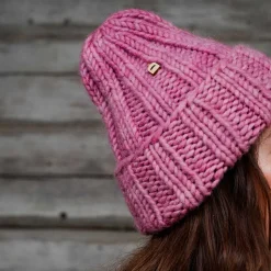 Femme MYSSY Bonnets-- Bonnet en Laine - Rose