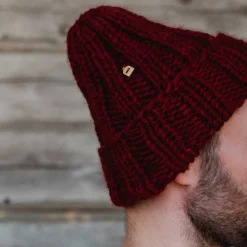 Femme MYSSY Bonnets-- Bonnet en Laine - Rouge