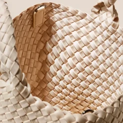 Femme NAGHEDI Sacs À Main-- Tote Petit St Barths - Ecru