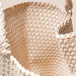 Femme NAGHEDI Sacs À Main-- Tote Large St Barths - Ecru