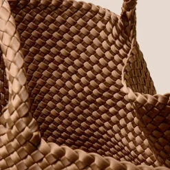 Femme NAGHEDI Sacs À Main-- Tote Large St Barths - Mink Bronze