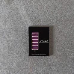 1645 APPLIQUE NAILS Soins Des Mains|Soins Du Corps-Nail patch - Mauve Noir - Appliqué