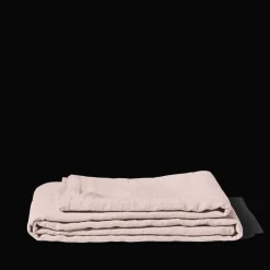 200 LINTEX Nappes-Nappe en lin lavé - Beige Rosé