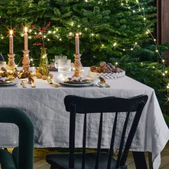 200 LINTEX Nappes-Nappe en lin lavé - Blanc Optique