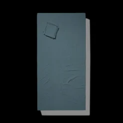 200 LINTEX Nappes-Nappe en lin lavé - Bleu Pétrole