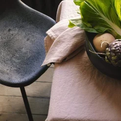 200 LINTEX Nappes-Nappe en lin lavé - Rose Argile