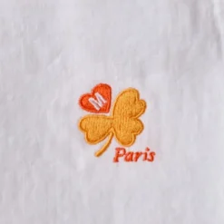 1799 MARKM LASER Nappes-Nappe en lin lavé - Trèfle Jaune