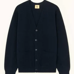 Homme NITTO KNITWEAR Mailles-- Cardigan Youri - Marine