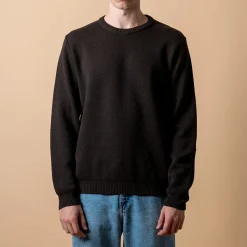Homme Nitto Knitwear Mailles-- Pull Youri - Marron