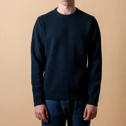 Homme NITTO KNITWEAR Mailles-- Pull Youri - Marine