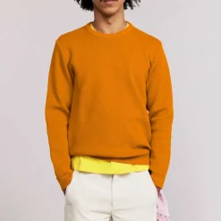Homme NITTO KNITWEAR Mailles-- Pull Youri - Orange
