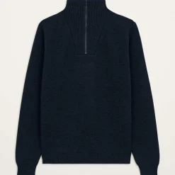 Homme NITTO KNITWEAR L'esprit Merci|Mailles-- Pull Youri Camionneur - Marine