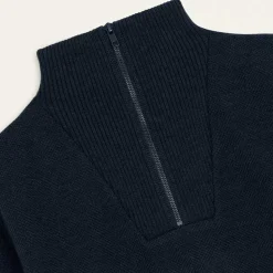 Homme NITTO KNITWEAR L'esprit Merci|Mailles-- Pull Youri Camionneur - Marine
