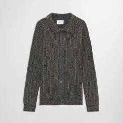 Femme NN07 Mailles-NN. 07 - Cardigan Polo Darren - Medium grey Mel