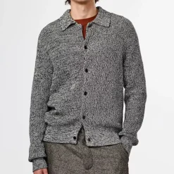 Femme NN07 Mailles-NN. 07 - Cardigan Polo Jacobo - Noir Multi