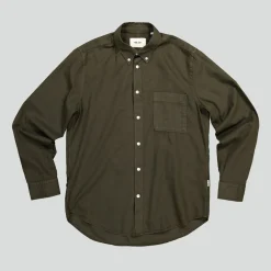 Homme NN07 Chemises-NN. 07 - Chemise Arne - Army
