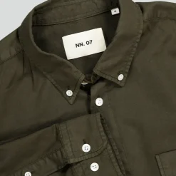 Homme NN07 Chemises-NN. 07 - Chemise Arne - Army