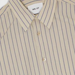 Homme NN07 Chemises-NN. 07 - Chemise Quinsy - Kaki