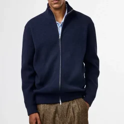 Femme NN07 Mailles-NN. 07 - Pull zippé Danny - Marine