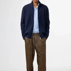 Femme NN07 Mailles-NN. 07 - Pull zippé Danny - Marine