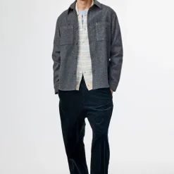 Femme NN07 Vestes-NN. 07 - Surchemise Laine Carter - Medium grey