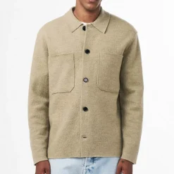 Femme NN07 Vestes-NN. 07 - Surchemise Laine Jonas - Ever green