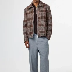 Femme NN07 Vestes-NN. 07 - Veste en laine Gael - Multi Check