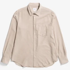 Homme Norse Projects Chemises-Norse Project - Chemise Algot - Beige