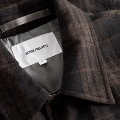 Homme Norse Projects Chemises-Norse Project - Chemise Hjalmer - Marron