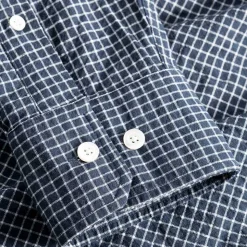 Homme Norse Projects Chemises-Norse Project - Chemise oversize à carreaux - Marine