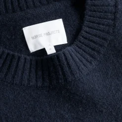 Homme Norse Projects Mailles-Norse Project - Pull Standard Merino - Marine