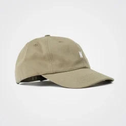 Femme Norse Projects Casquettes & Bobs|Casquettes & Bobs-- Casquette Twill Sports Cap - Vert Sediment
