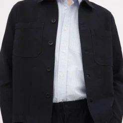 Homme Norse Projects Vestes-- Veste Tyge - Bleu Marine