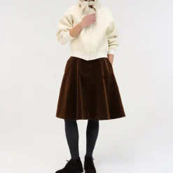 Femme Nothing Written Mailles-- Cardigan Alpaga - Ivoire