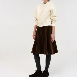 Femme Nothing Written Mailles-- Cardigan Alpaga - Ivoire