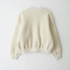 Femme Nothing Written Mailles-- Cardigan Alpaga - Ivoire