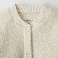 Femme Nothing Written Mailles-- Cardigan Alpaga - Ivoire