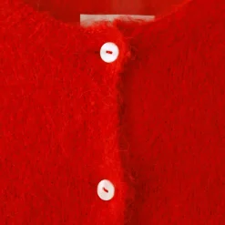 Femme Nothing Written Mailles-- Cardigan Alpaga - Rouge