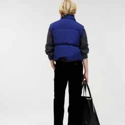 Femme Nothing Written Vestes-- Doudoune sans manches - Bleu