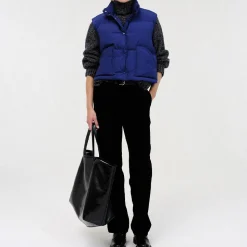 Femme Nothing Written Vestes-- Doudoune sans manches - Bleu