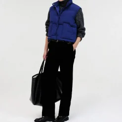 Femme Nothing Written Vestes-- Doudoune sans manches - Bleu