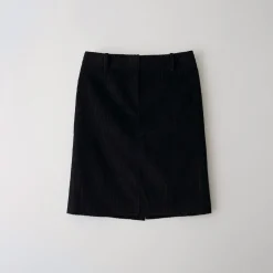 Femme Nothing Written Jupes-- Jupe velours - Noir