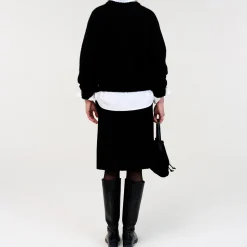 Femme Nothing Written Jupes-- Jupe velours - Noir