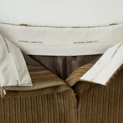 Femme Nothing Written Jupes-- Jupe velours - Camel