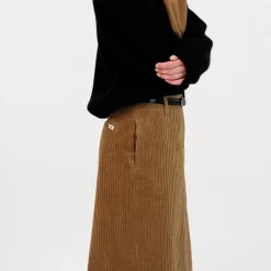 Femme Nothing Written Jupes-- Jupe velours - Camel