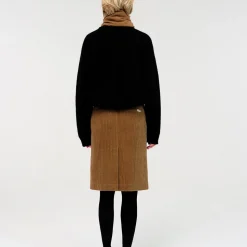 Femme Nothing Written Jupes-- Jupe velours - Camel